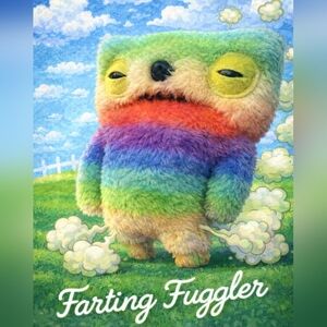 Spin Master-Farting Fuggler- Frank Had Beans, He Farts Constantly. RARE!